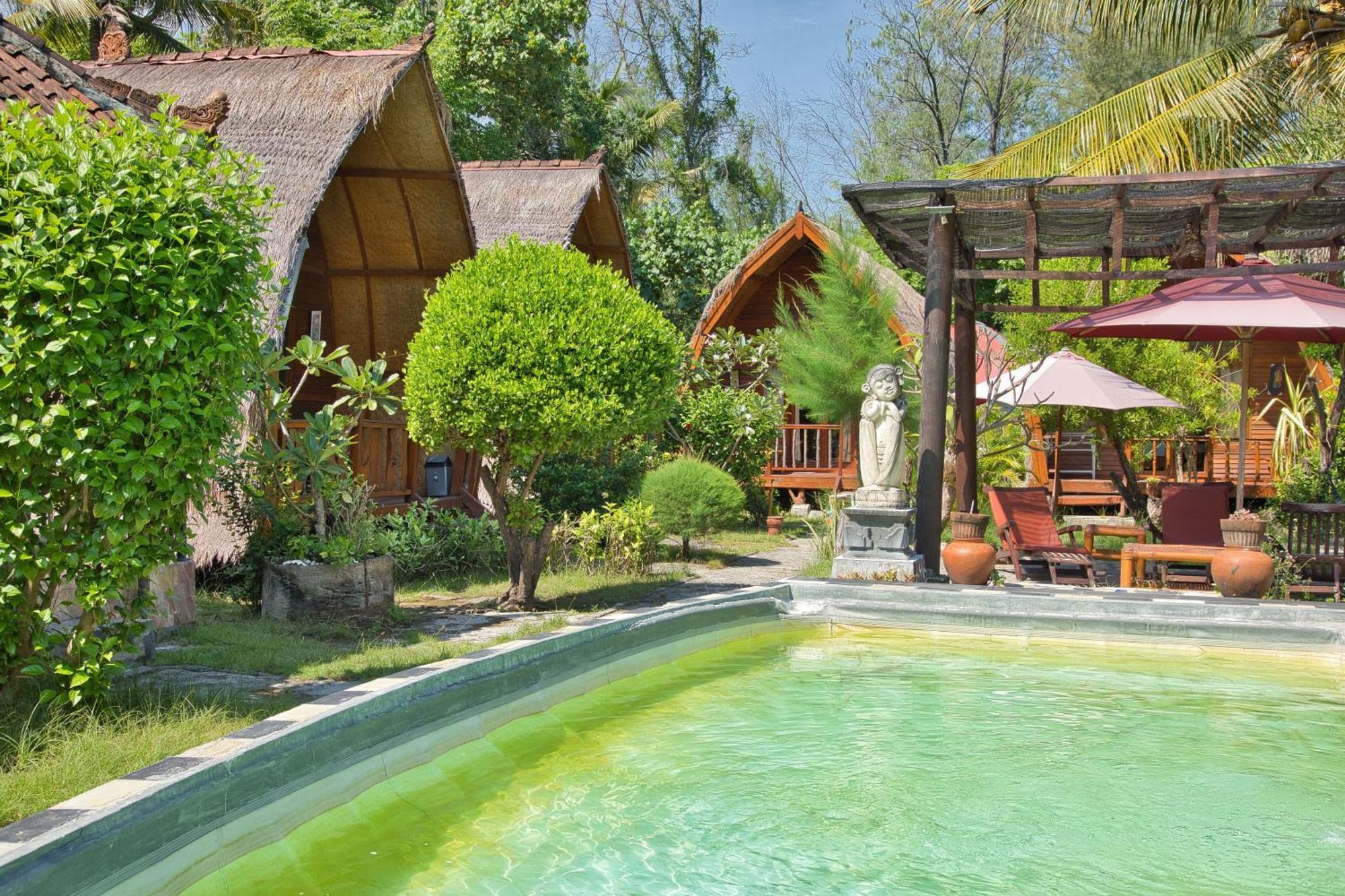 Bunga Bungalows Gili Meno Extérieur photo