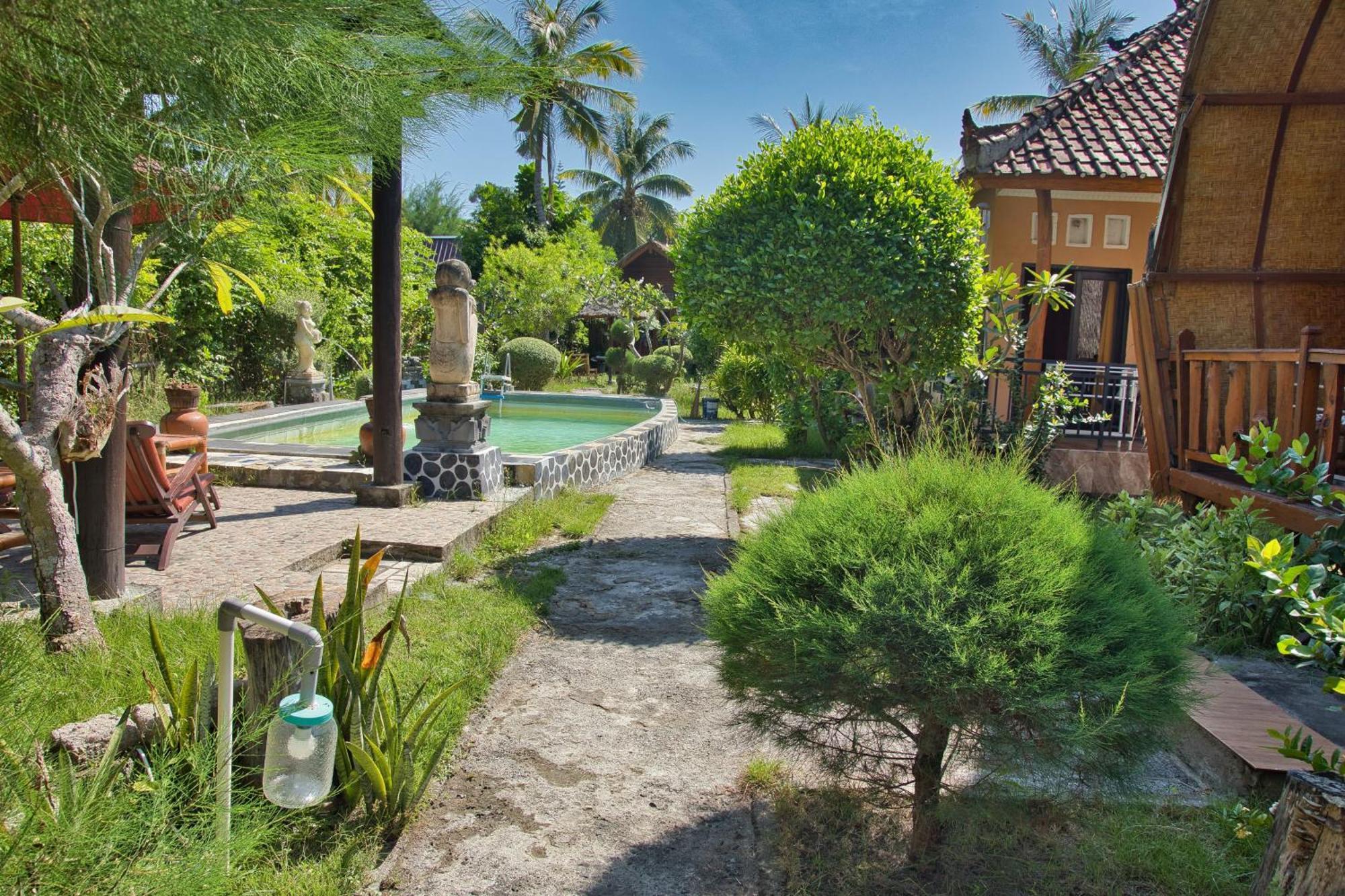 Bunga Bungalows Gili Meno Extérieur photo
